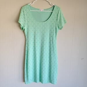 Isaac Mizrahi Scoopneck Mini Dress